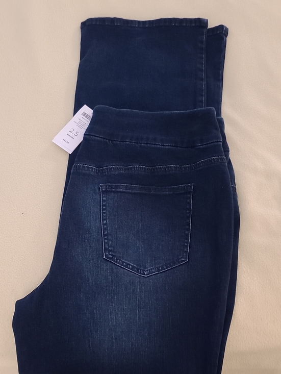 Chico's Denim - Chico's Women's Dark Blue Straight Leg Jeans